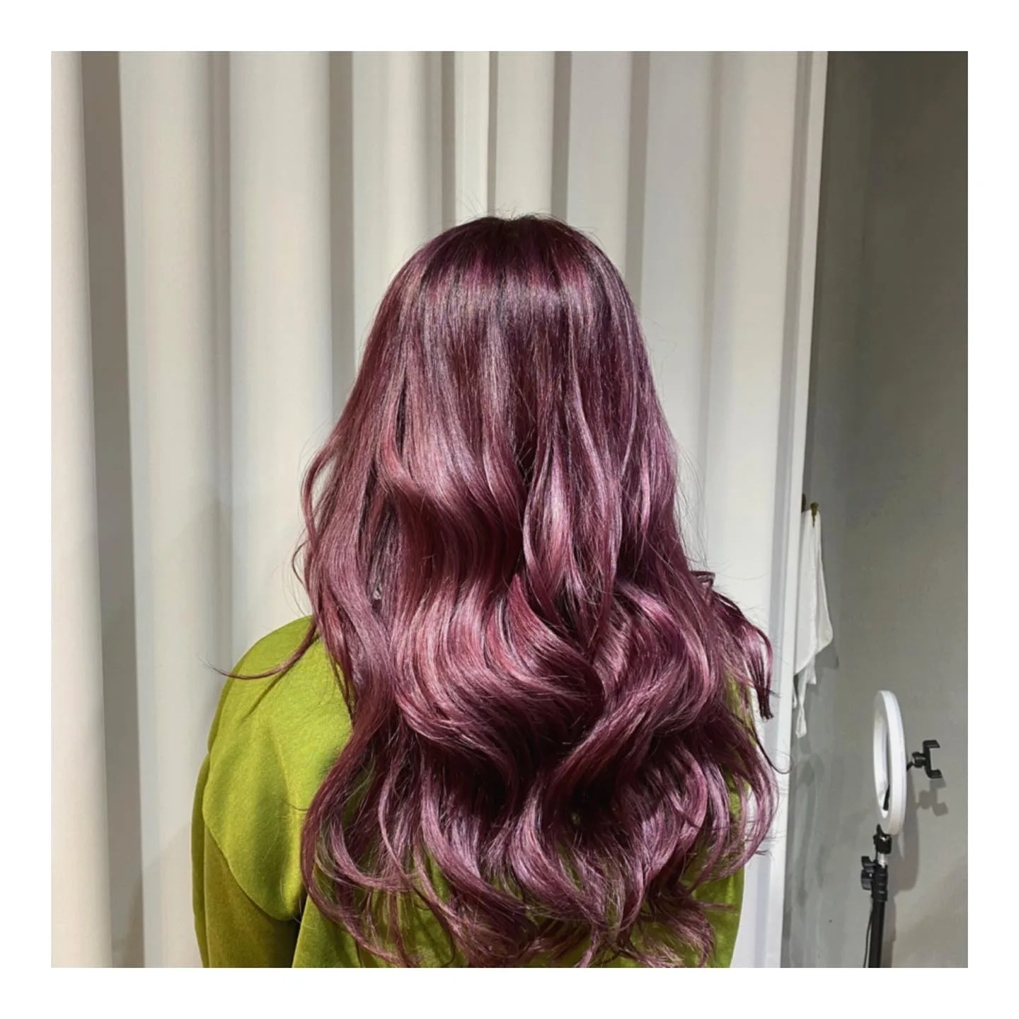 Plum Violet Korean Hair Color