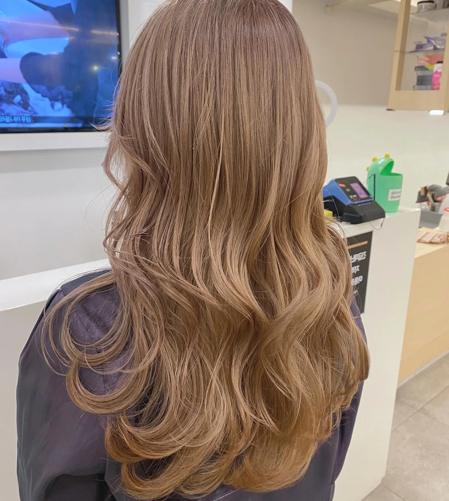Milk Tea Blonde Korean Hair Color