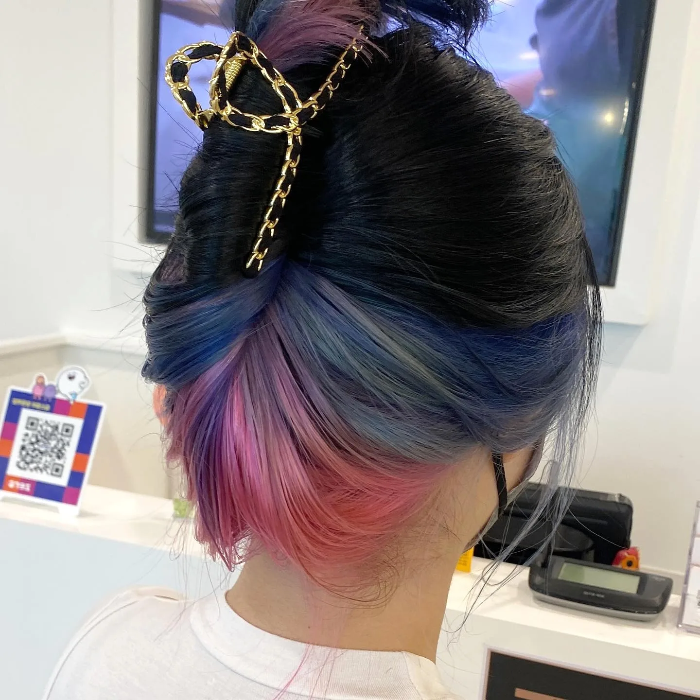 Hidden Rainbow Korean Hair Color