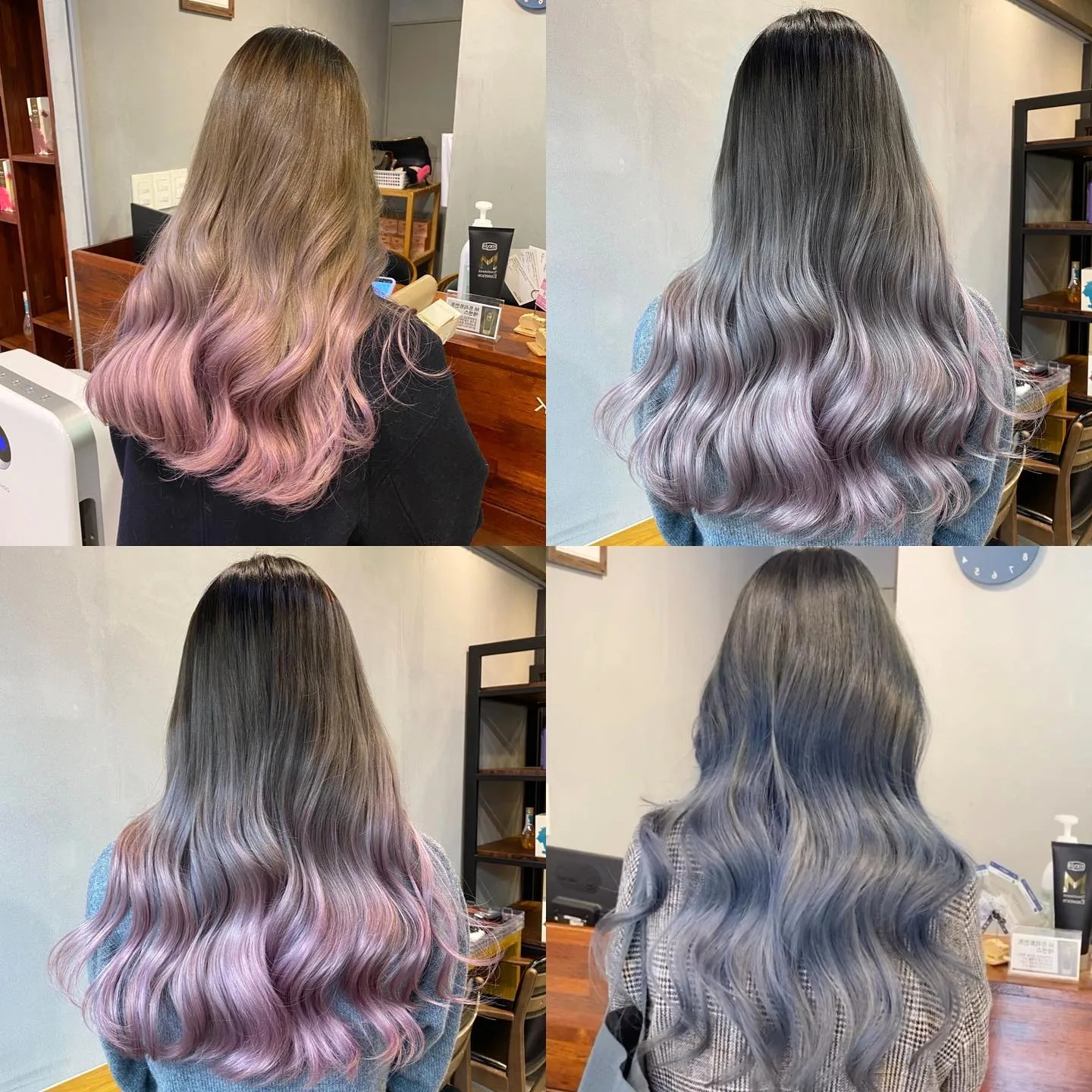 Pastel Ombre Collection Korean Hair Color