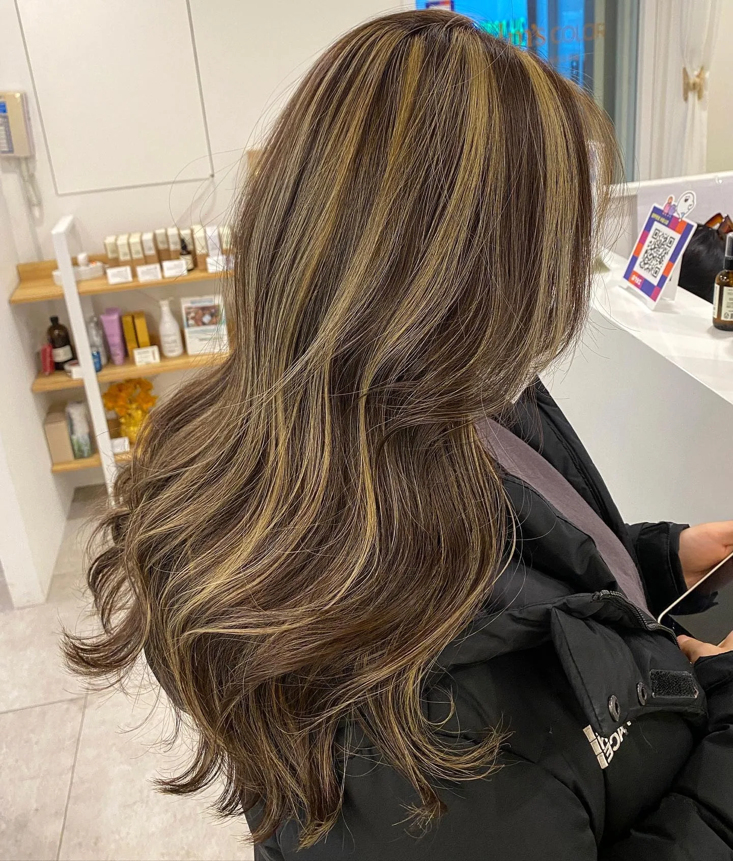 Golden Babylights Korean Hair Color