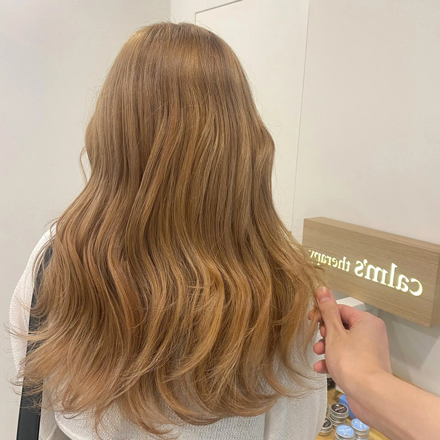 Honey Caramel Korean Hair Color