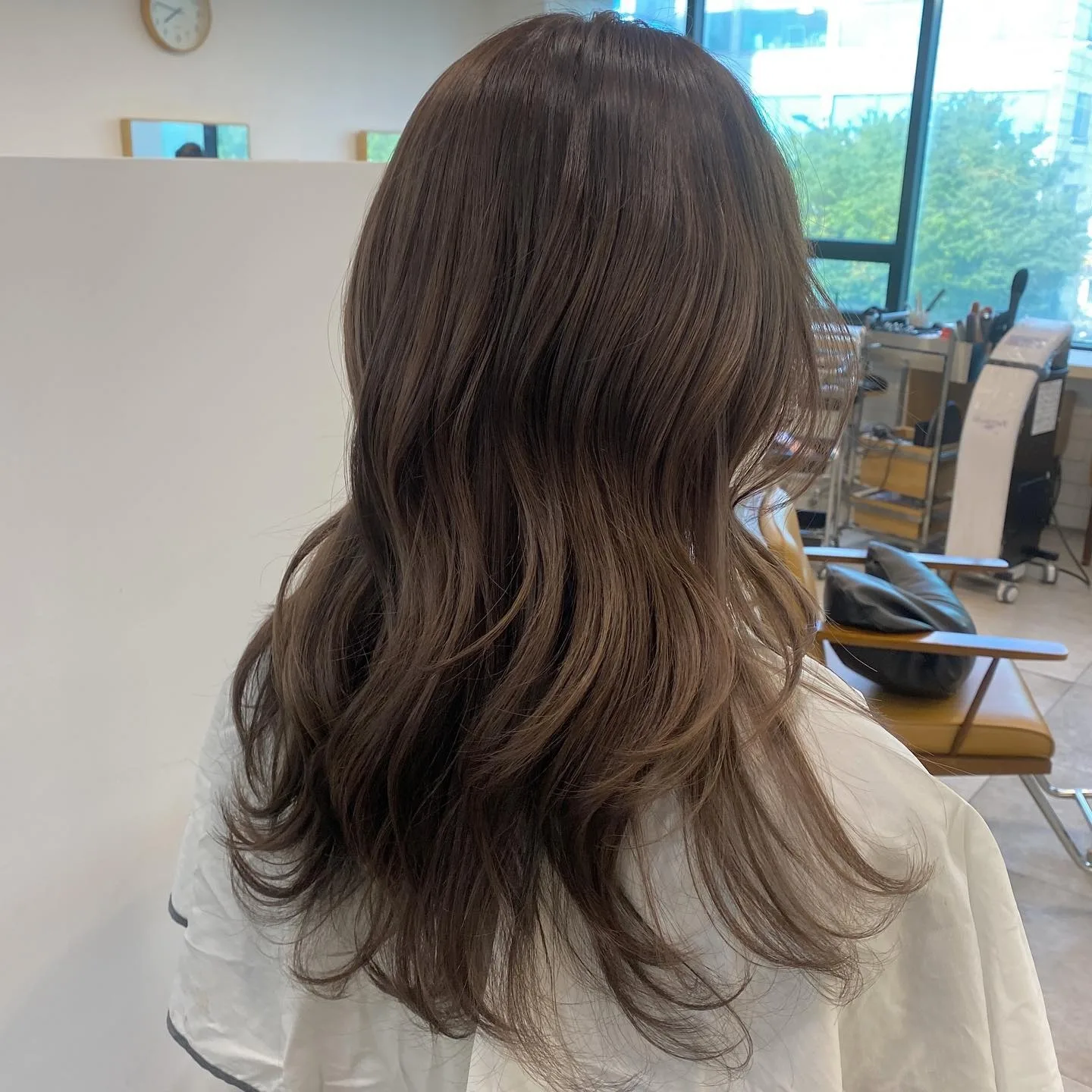 Ash Beige Ombre Korean Hair Color
