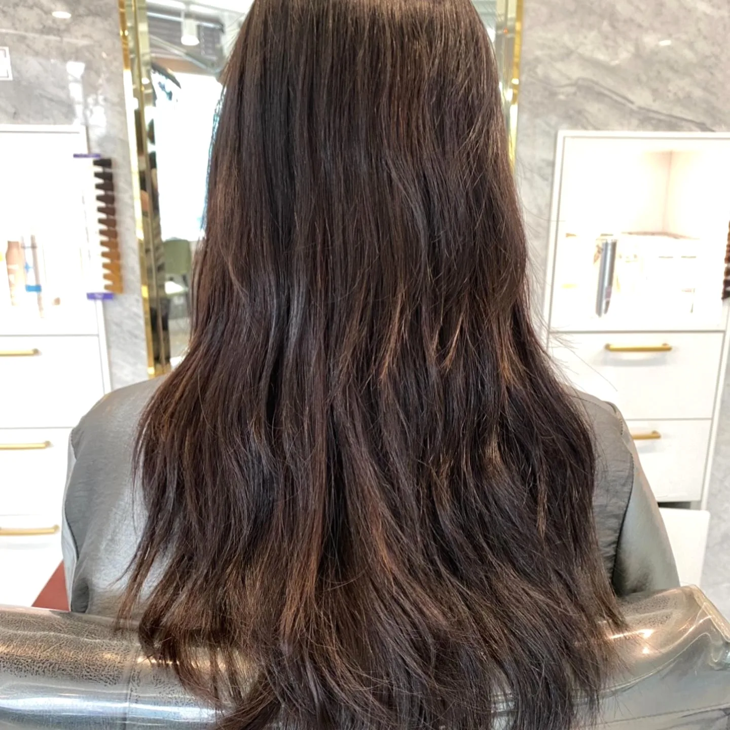 Natural Dark Brown Korean Hair Color
