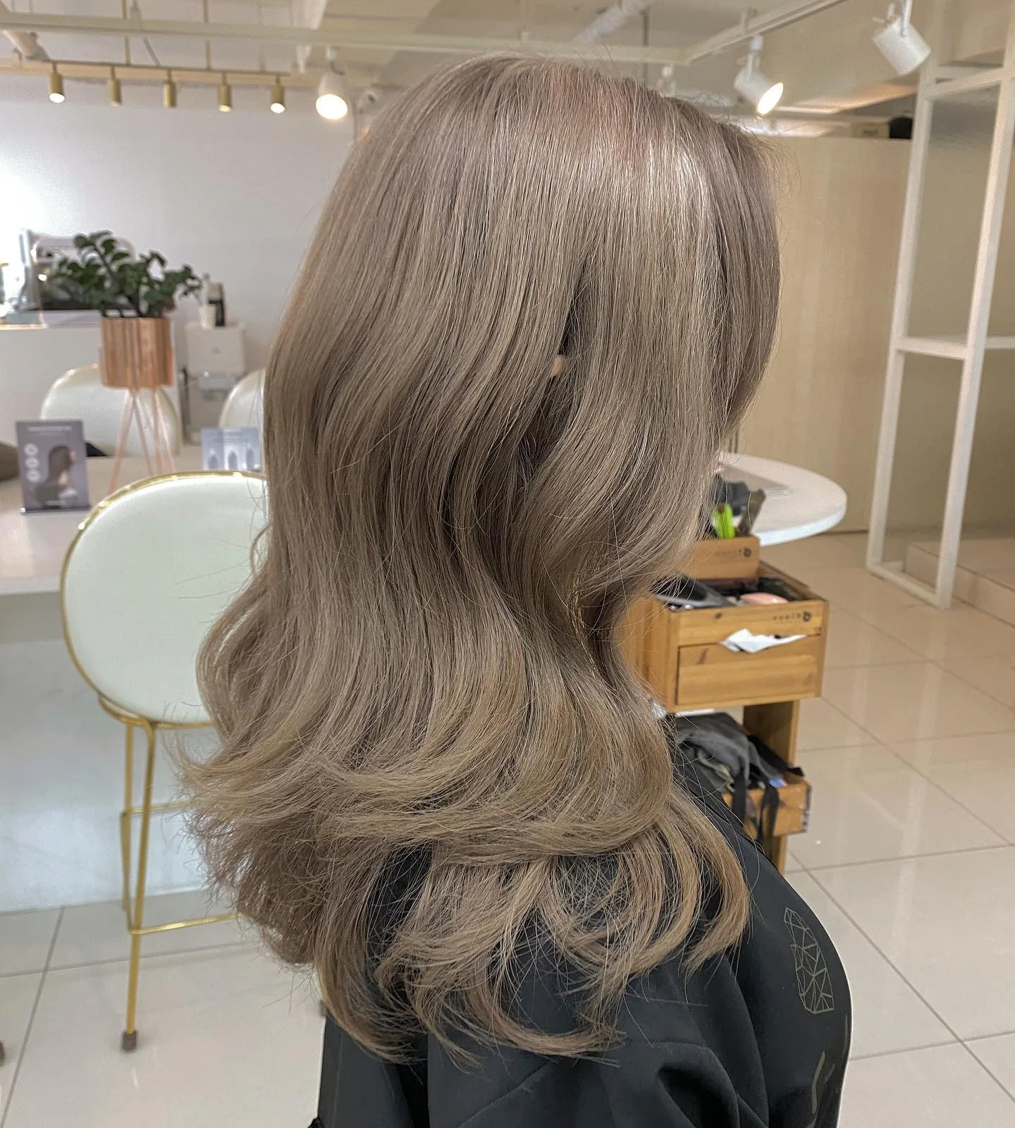 Milk Tea Beige Korean Hair Color