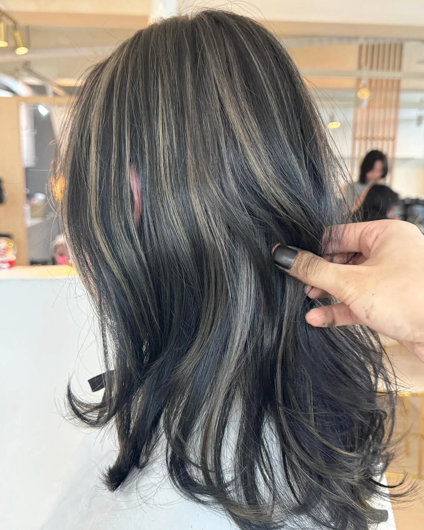 Subtle Dimension Korean Hair Color