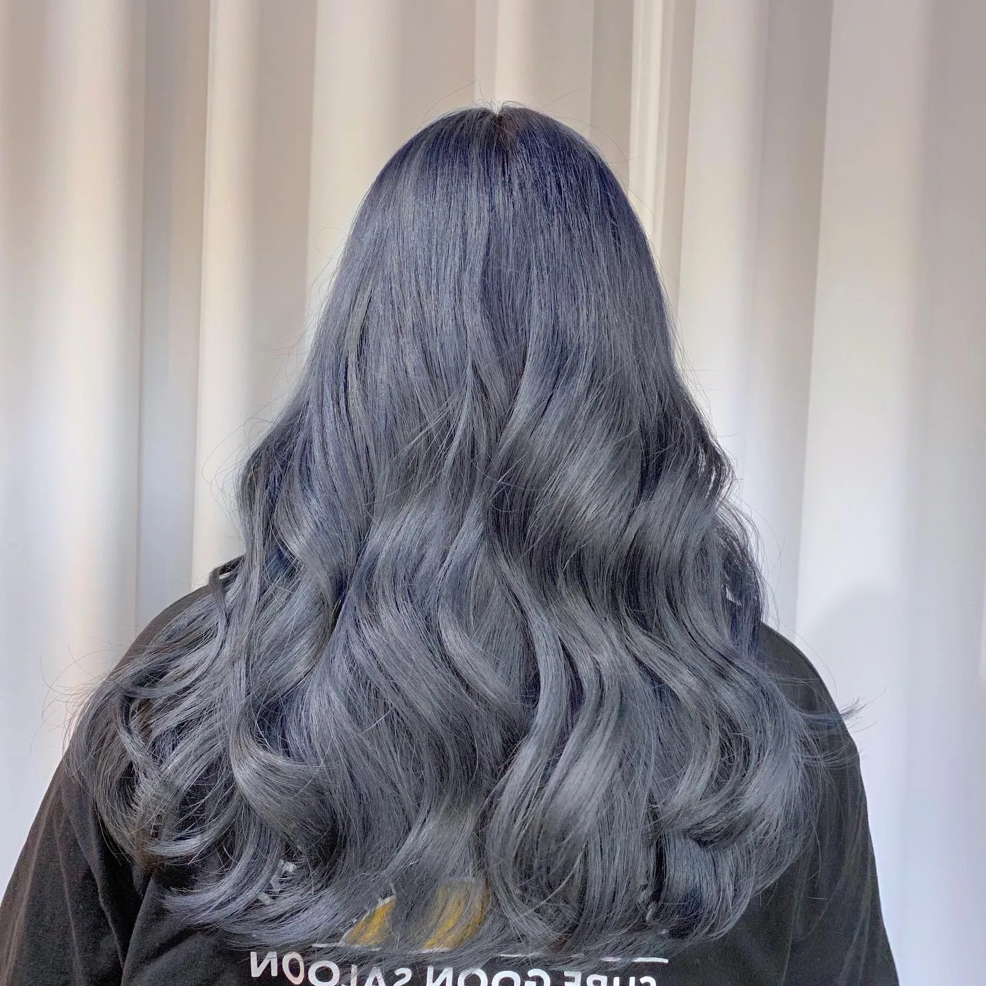 Silver Gray Gradient Korean Hair Color