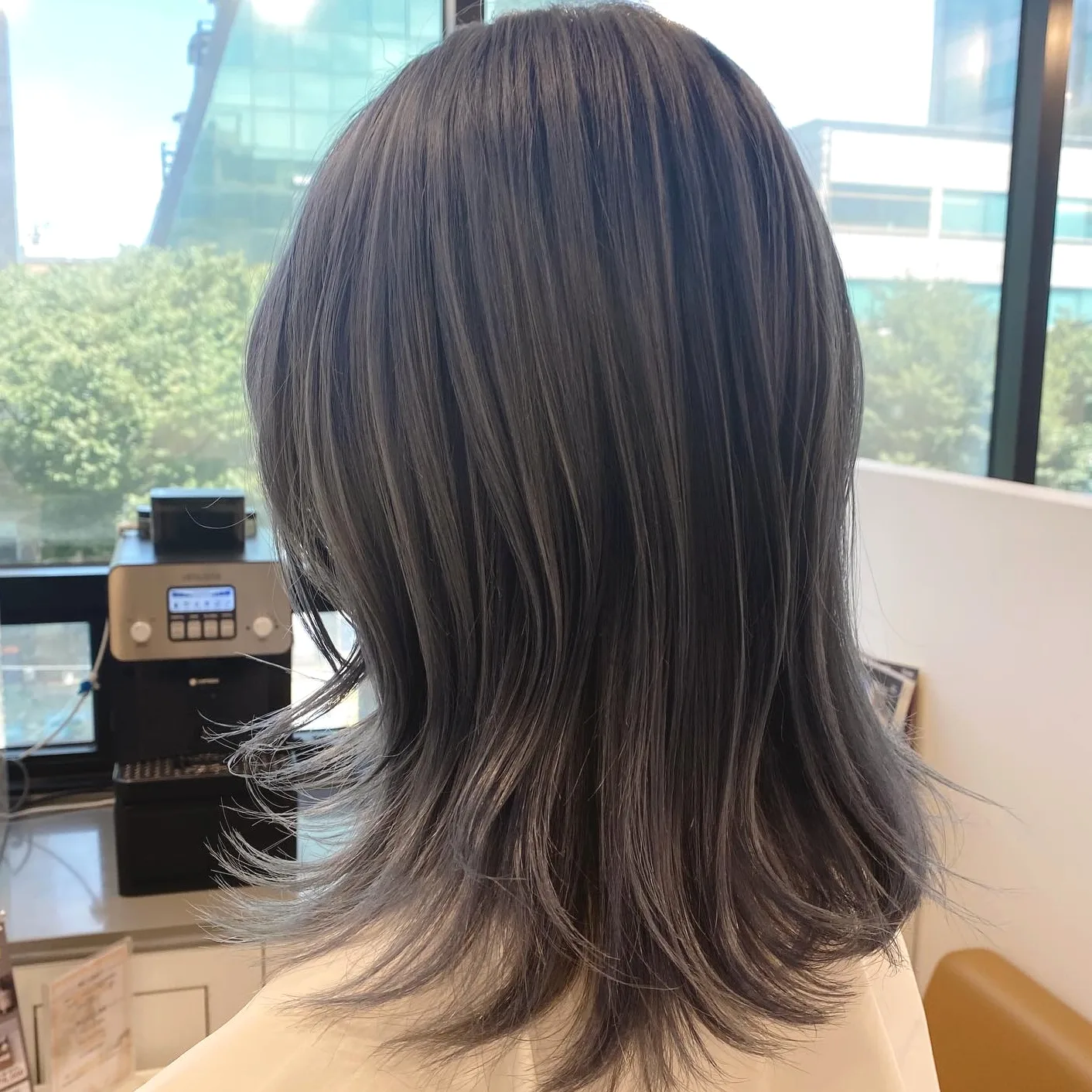 7 Stunning Korean Ash Violet Hair Styles You Need to Try | Seoul Hair Salon 3 Korean Ash Violet Hair style example