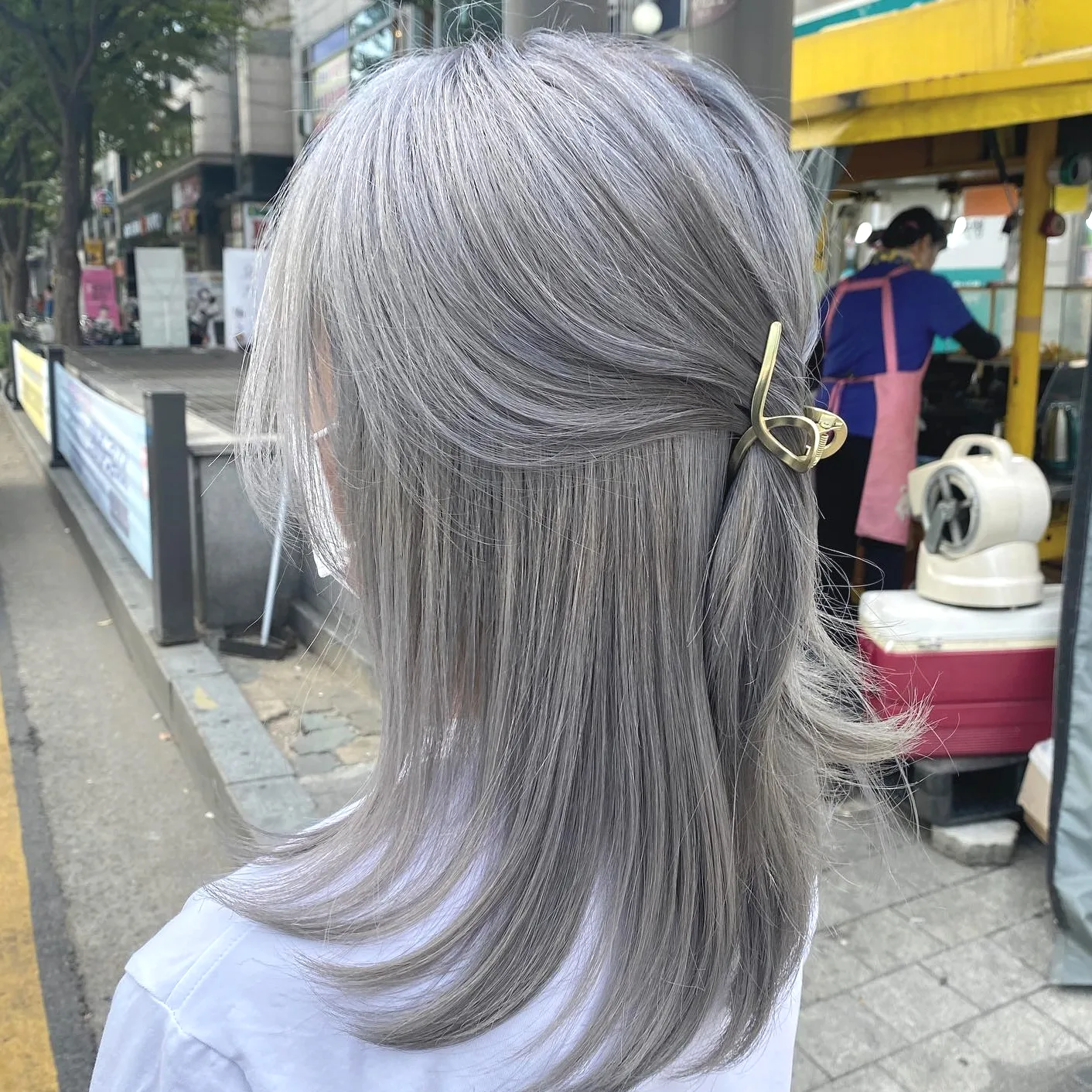 7 Beautiful Korean Dusty Rose Hair Inspirations | Seoul Hair Salon 4 Korean Dusty Rose Hair at Seoul Hair Salon