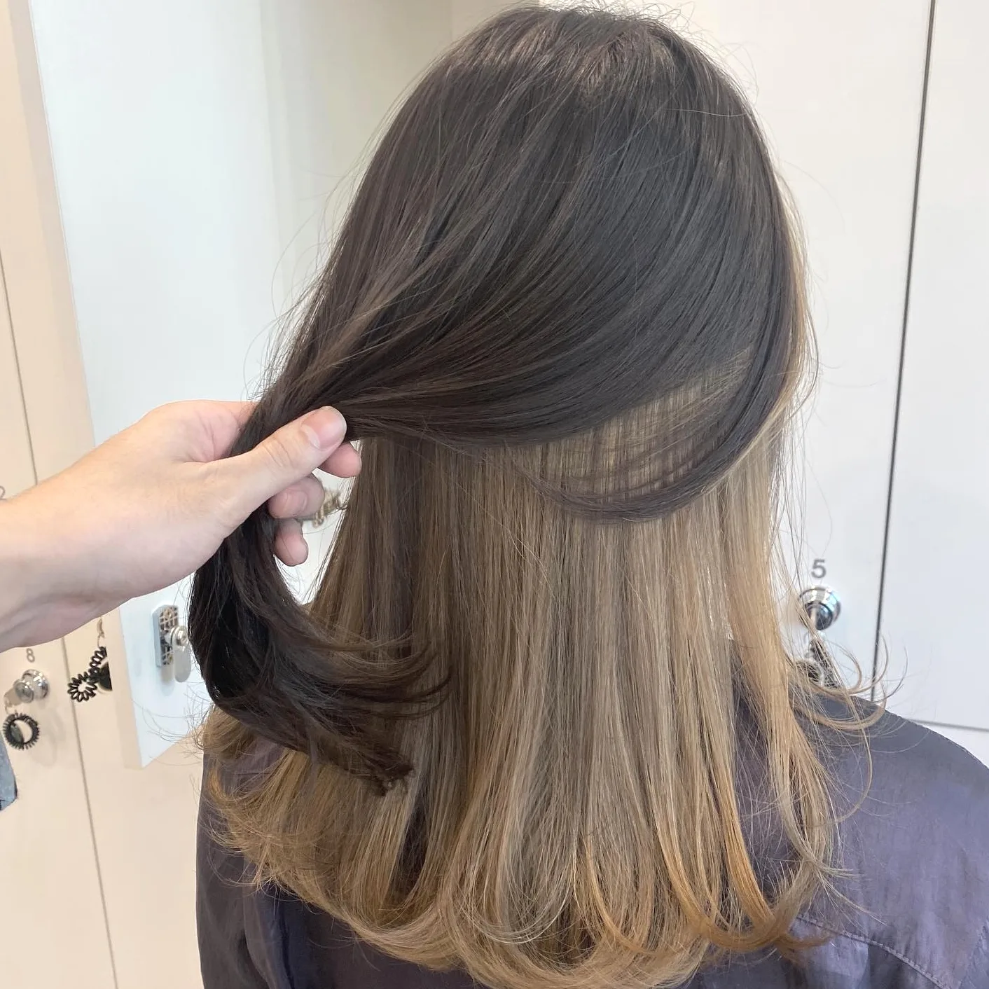 7 Beautiful Korean Dusty Rose Hair Inspirations | Seoul Hair Salon 5 Korean Dusty Rose Hair coloring process