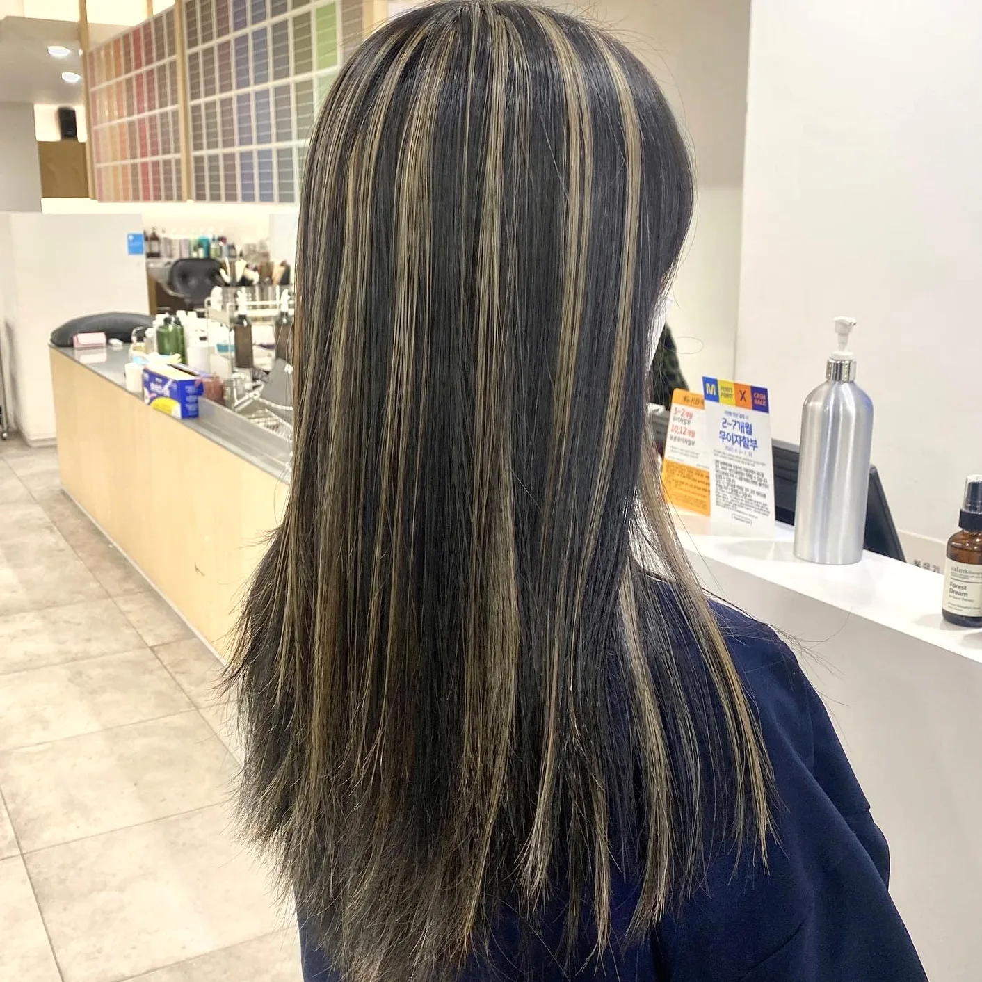 stylish hair highlights 2026 - Style 10 at Korea Hair Salon Seoul