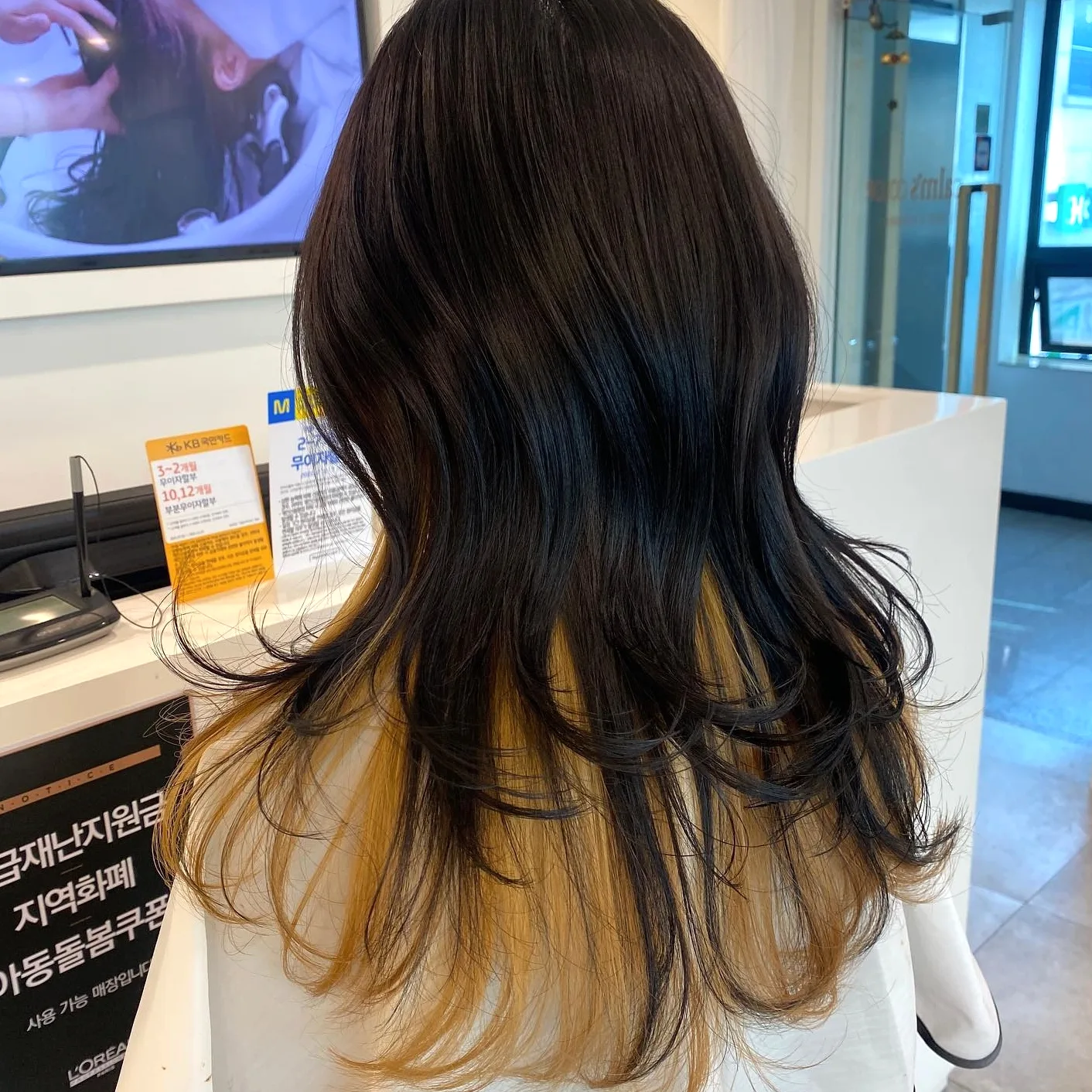 ash brown highlights Seoul - Style 6 at Korea Hair Salon Seoul