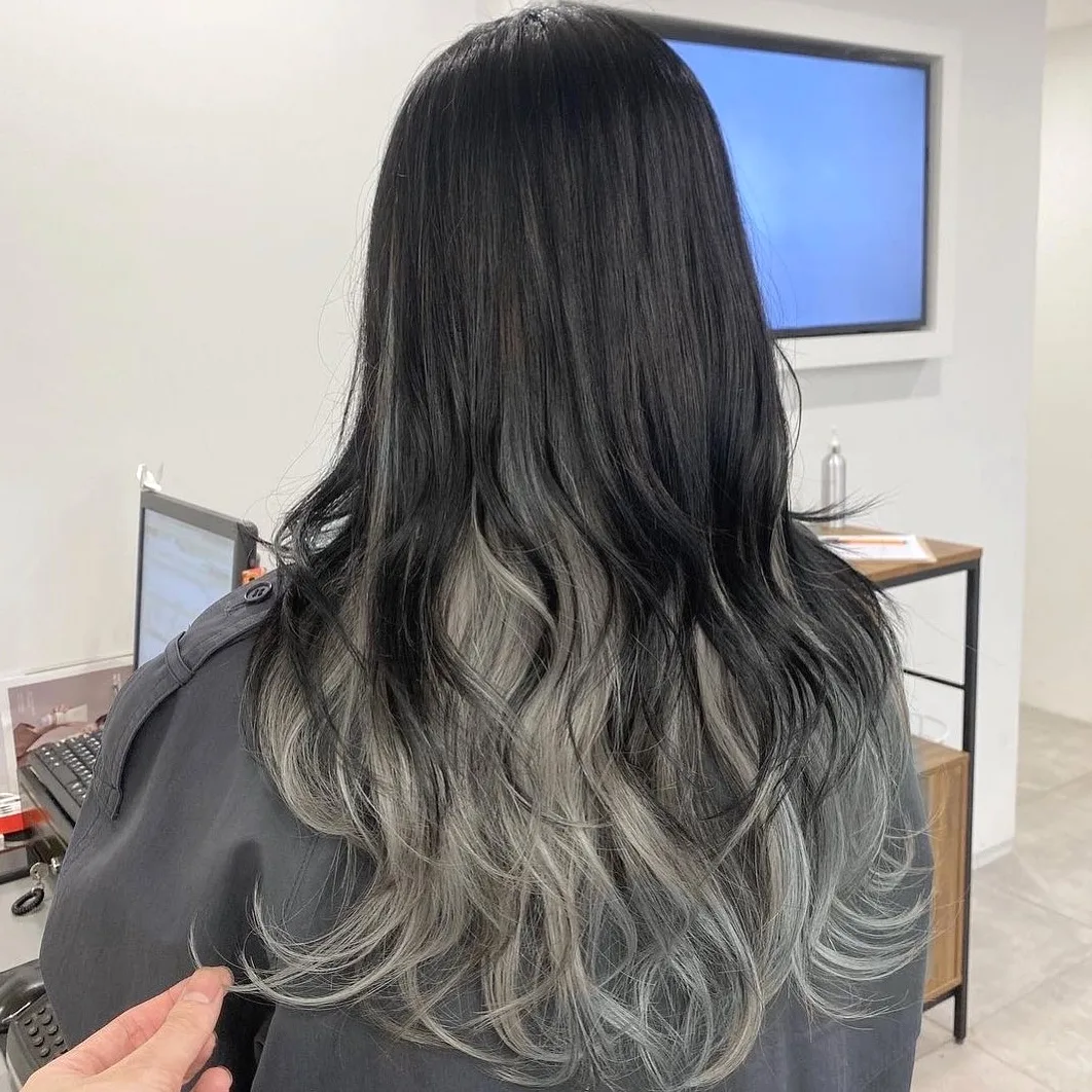 ash brown balayage Seoul - Style 5 at Korea Hair Salon Seoul
