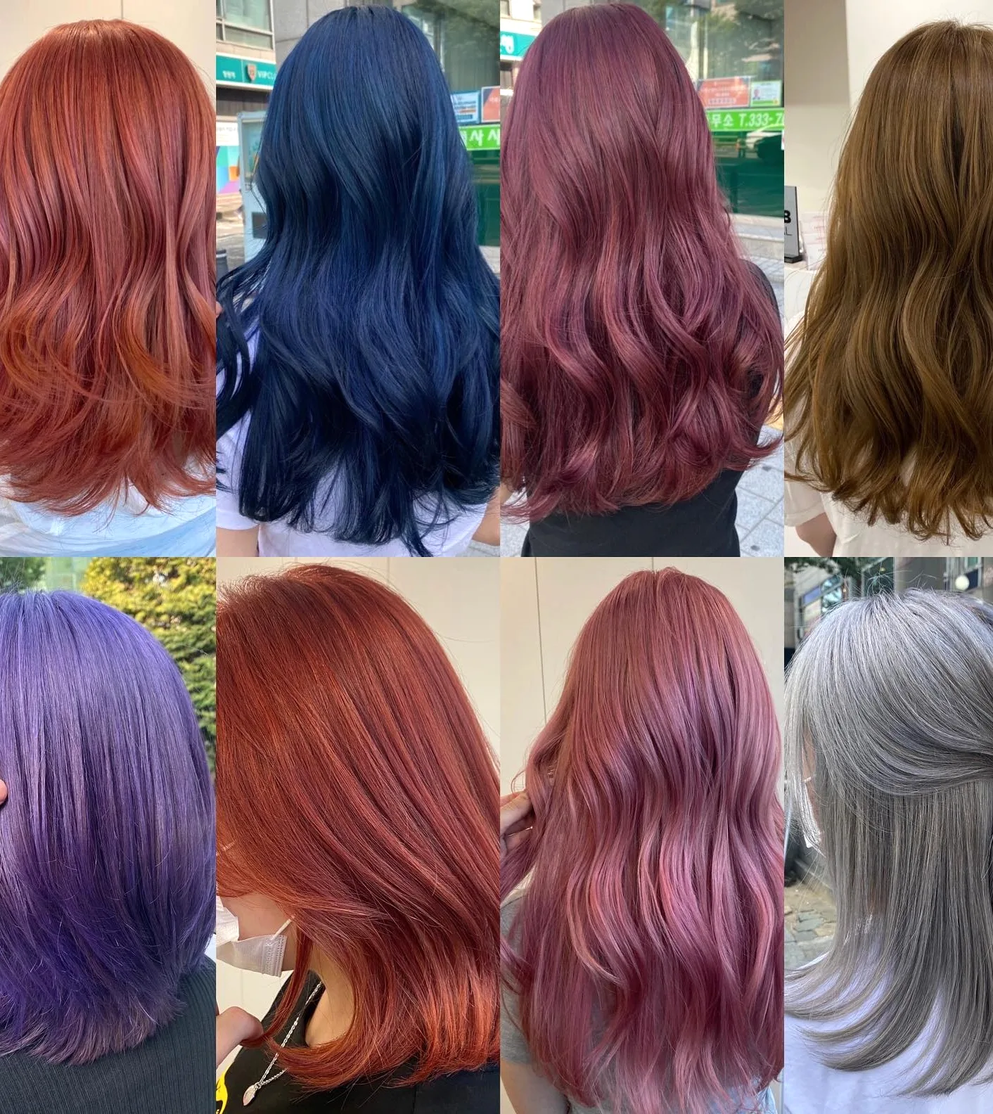 pastel hair colors Seoul 2026 - Style 1 at Korea Hair Salon Seoul