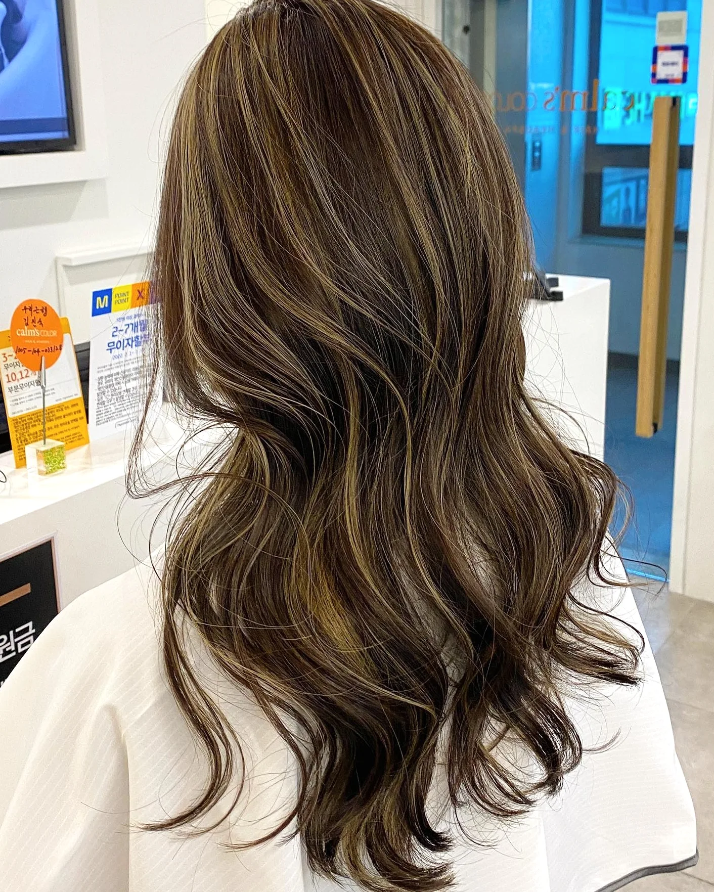 ash brown highlights Seoul - Style 9 at Korea Hair Salon Seoul
