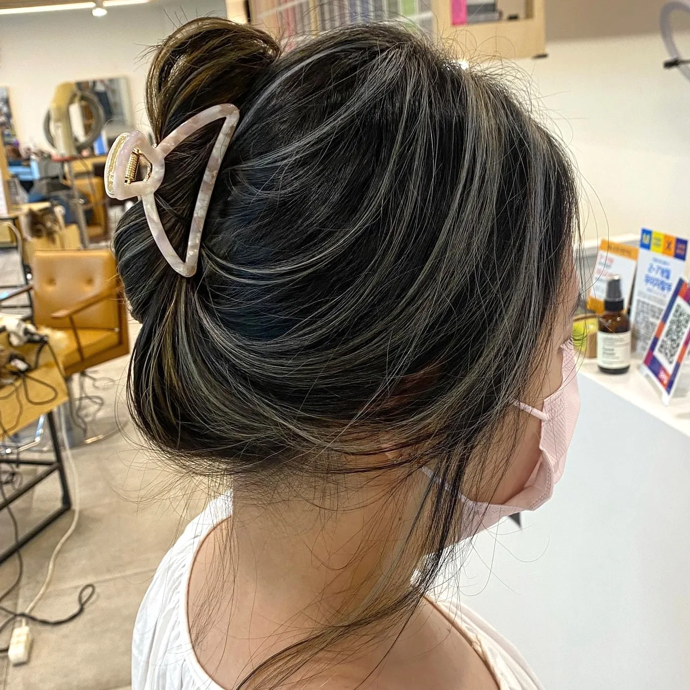 ash brown balayage Seoul - Style 7 at Korea Hair Salon Seoul