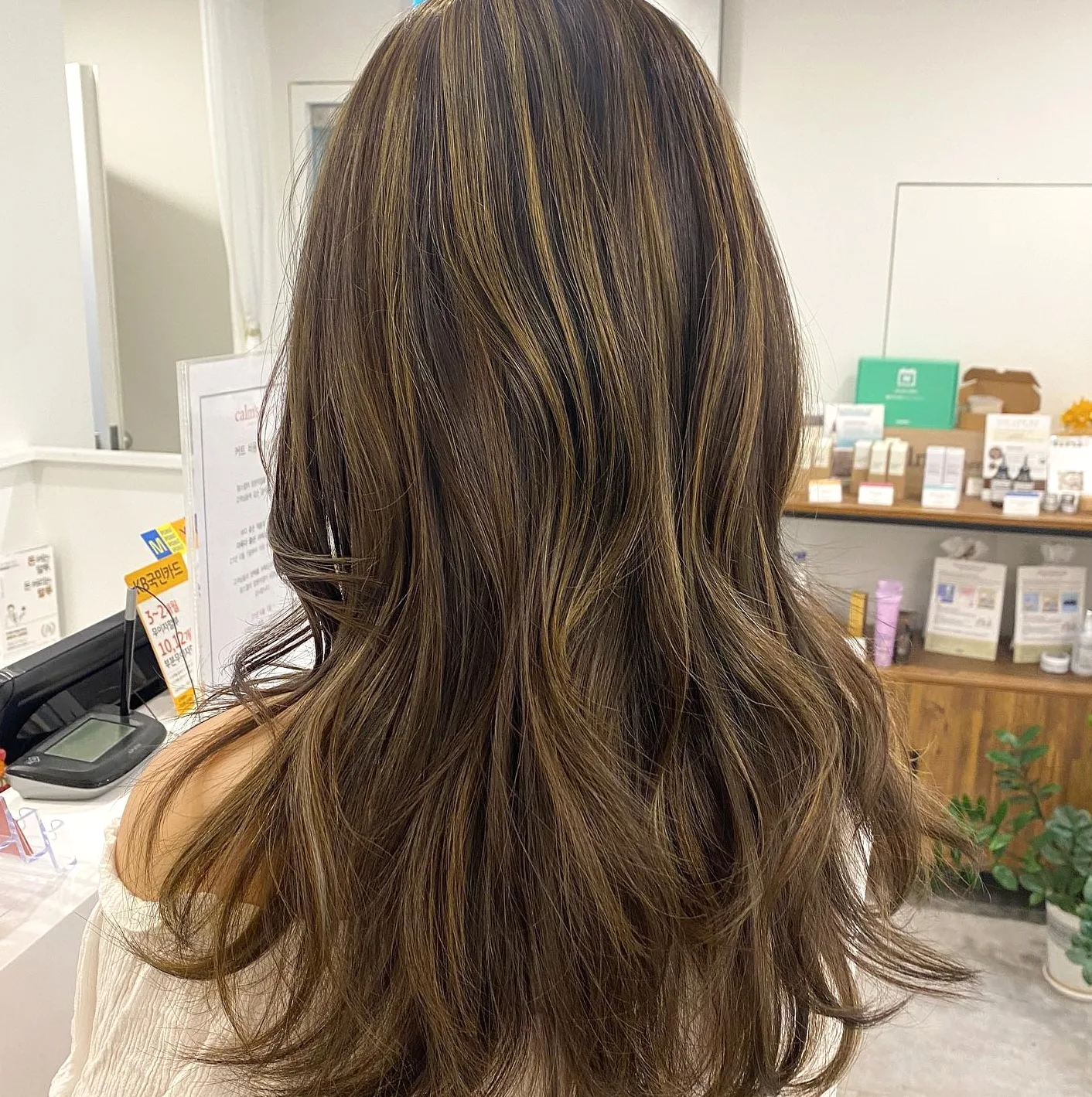 ash brown balayage Seoul - Style 4 at Korea Hair Salon Seoul