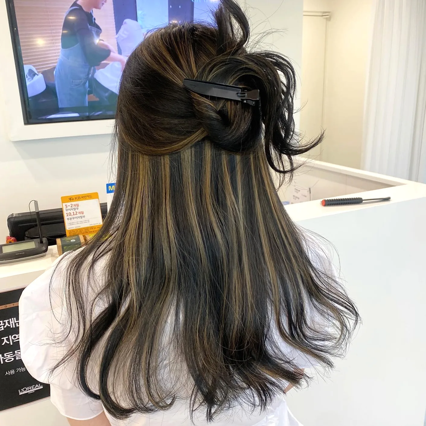 peekaboo highlights Seoul 2026 - Style 10 at Korea Hair Salon Seoul