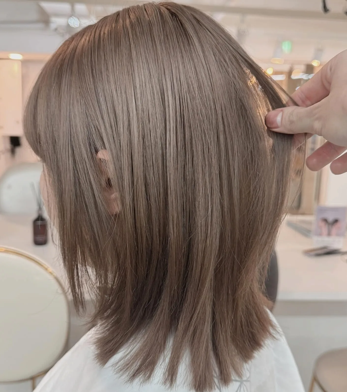 Gorgeous Korean Tangerine Hair Collection: 7 Must-See Looks | Seoul Hair Salon 3 Korean Tangerine Hair style example