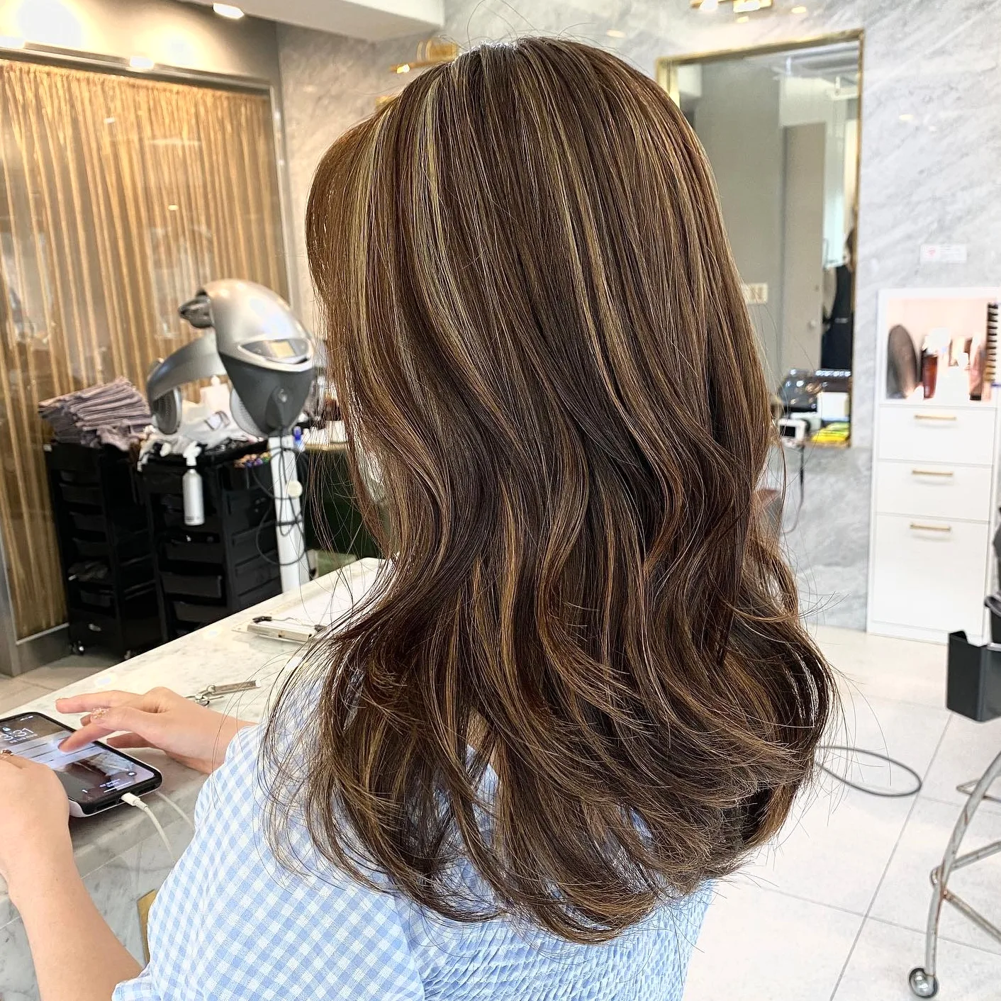 Gorgeous Korean Plum Hair Color Collection: 7 Must-See Looks | Seoul Hair Salon 5 Korean Plum Hair Color coloring process