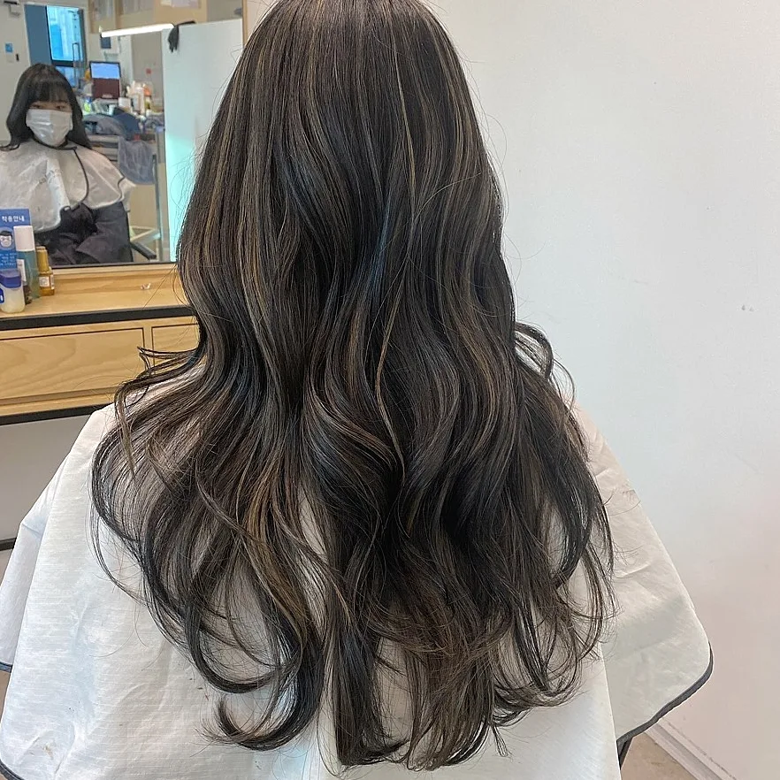 ash brown balayage Seoul - Style 1 at Korea Hair Salon Seoul