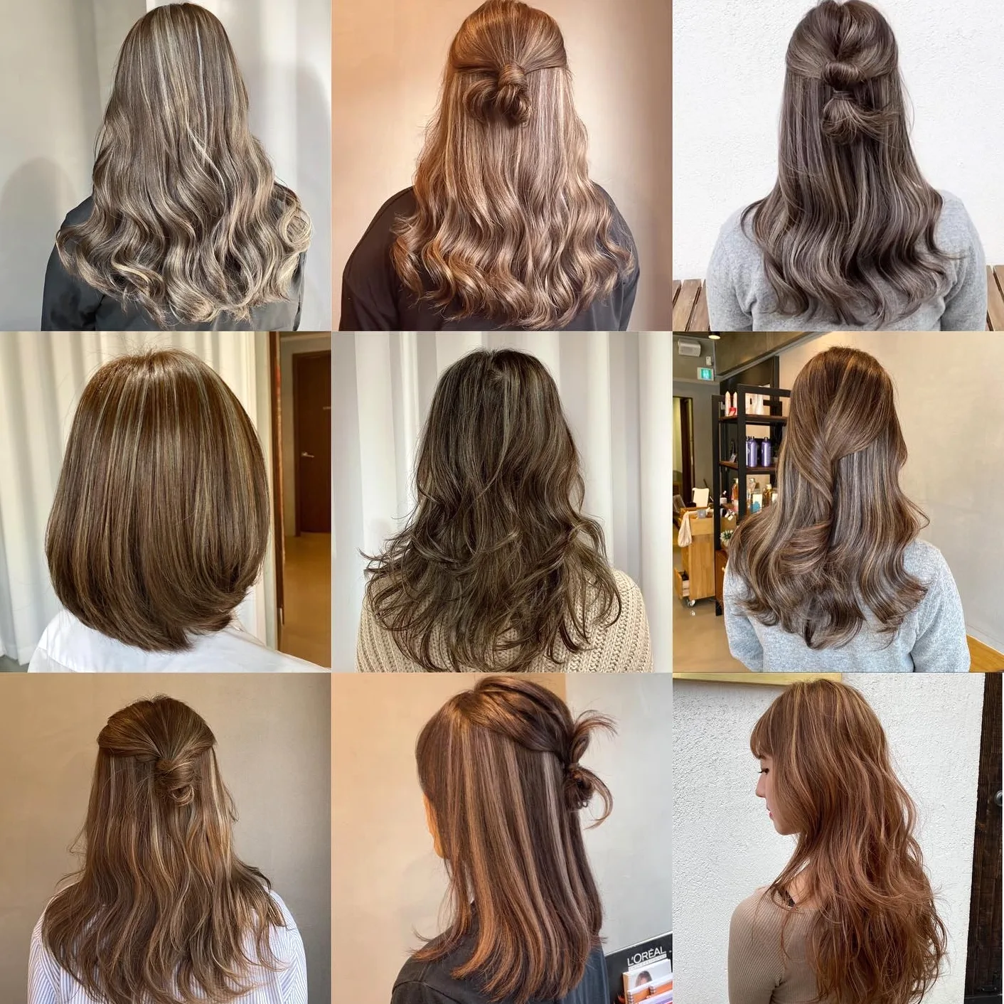 peekaboo highlights Seoul 2026 - Style 5 at Korea Hair Salon Seoul