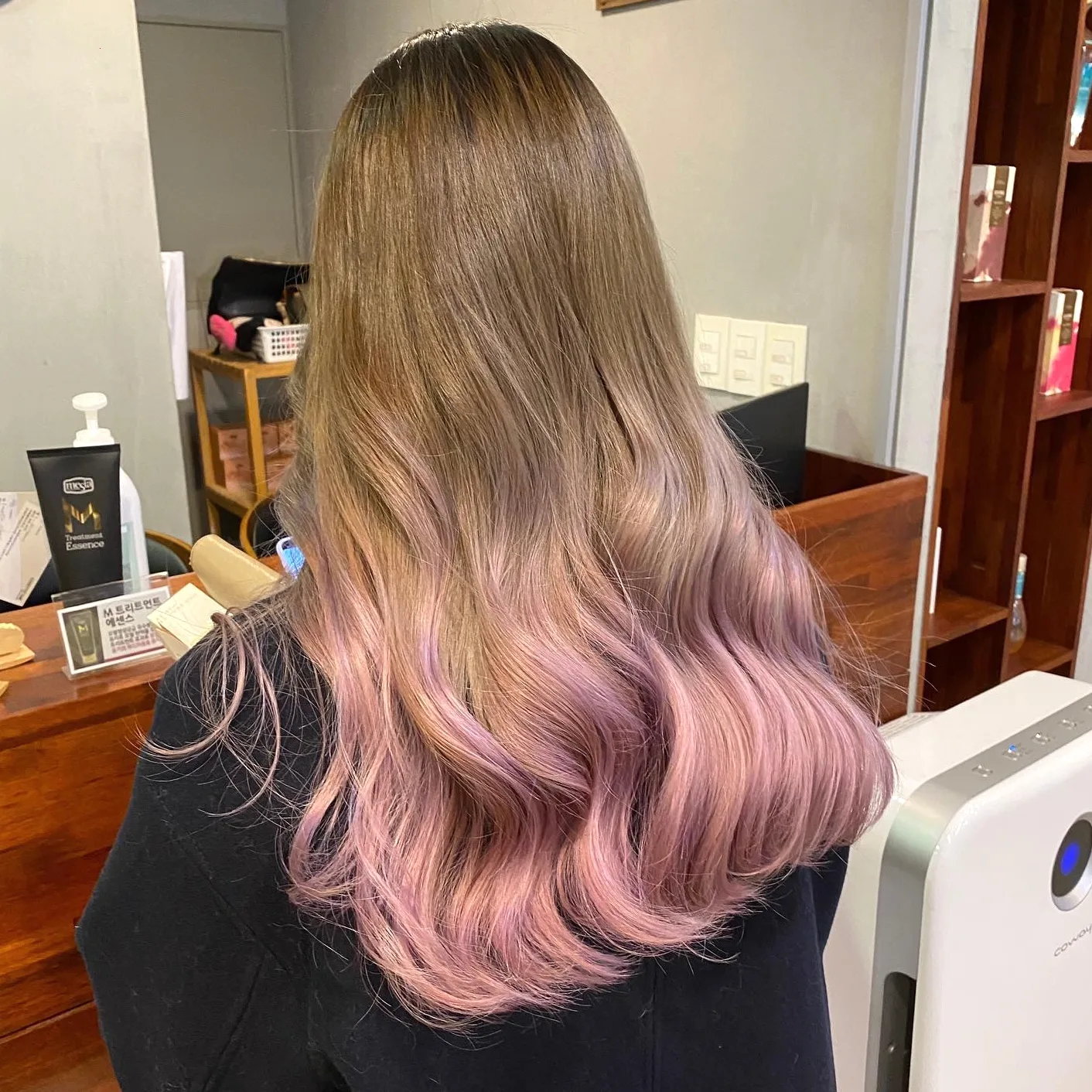 chic winter hair colors Seoul - Style 7 at Korea Hair Salon Seoul