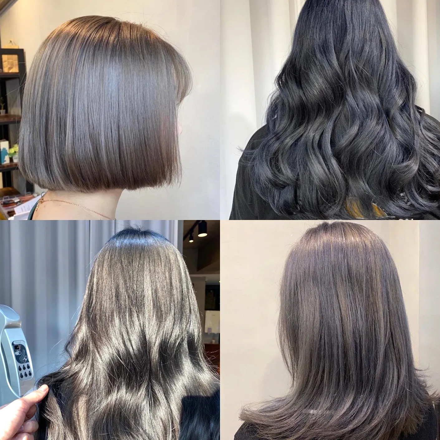 ash brown balayage Seoul - Style 10 at Korea Hair Salon Seoul