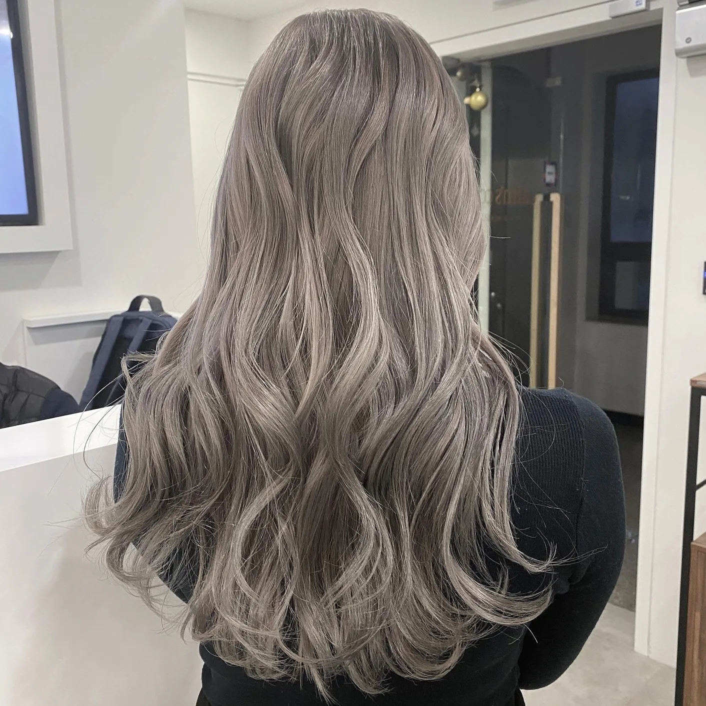 ash brown balayage Seoul - Style 8 at Korea Hair Salon Seoul