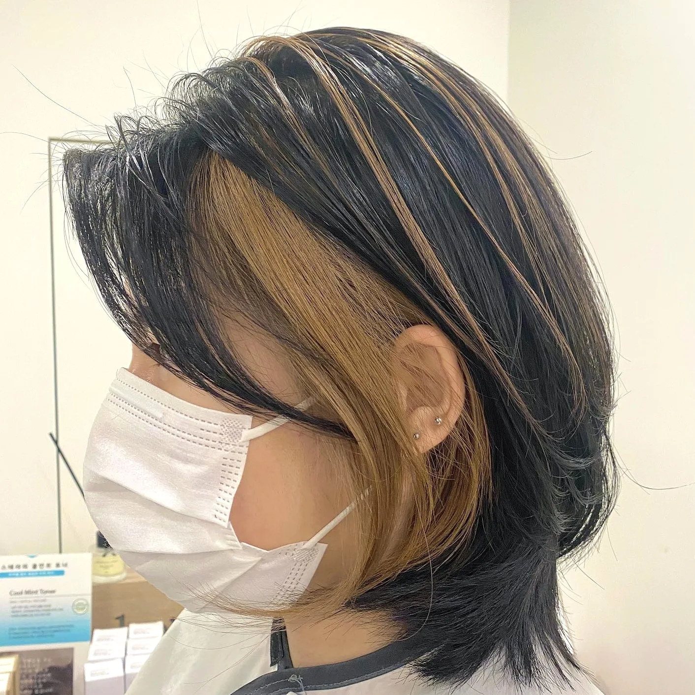 deep blue hairstyles Seoul - Style 10 at Korea Hair Salon Seoul