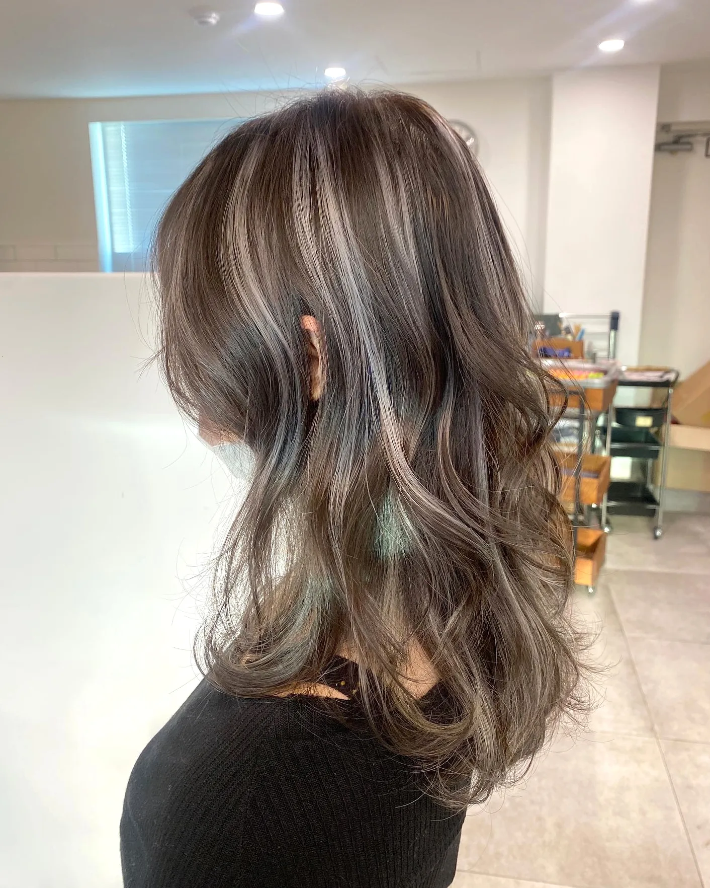 7 Stunning Korean Peach Hair Color Styles You Need to Try | Seoul Hair Salon 3 Korean Peach Hair Color style example