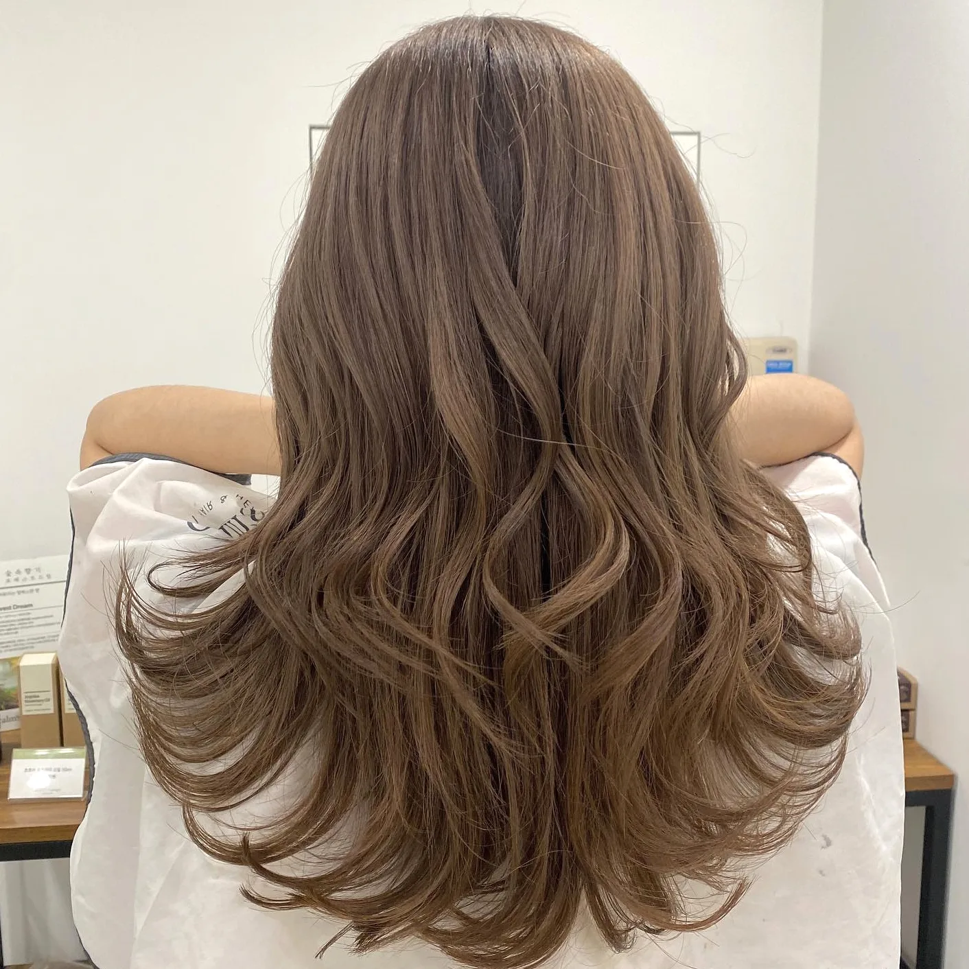 ash blue hair Seoul - Style 5 at Korea Hair Salon Seoul