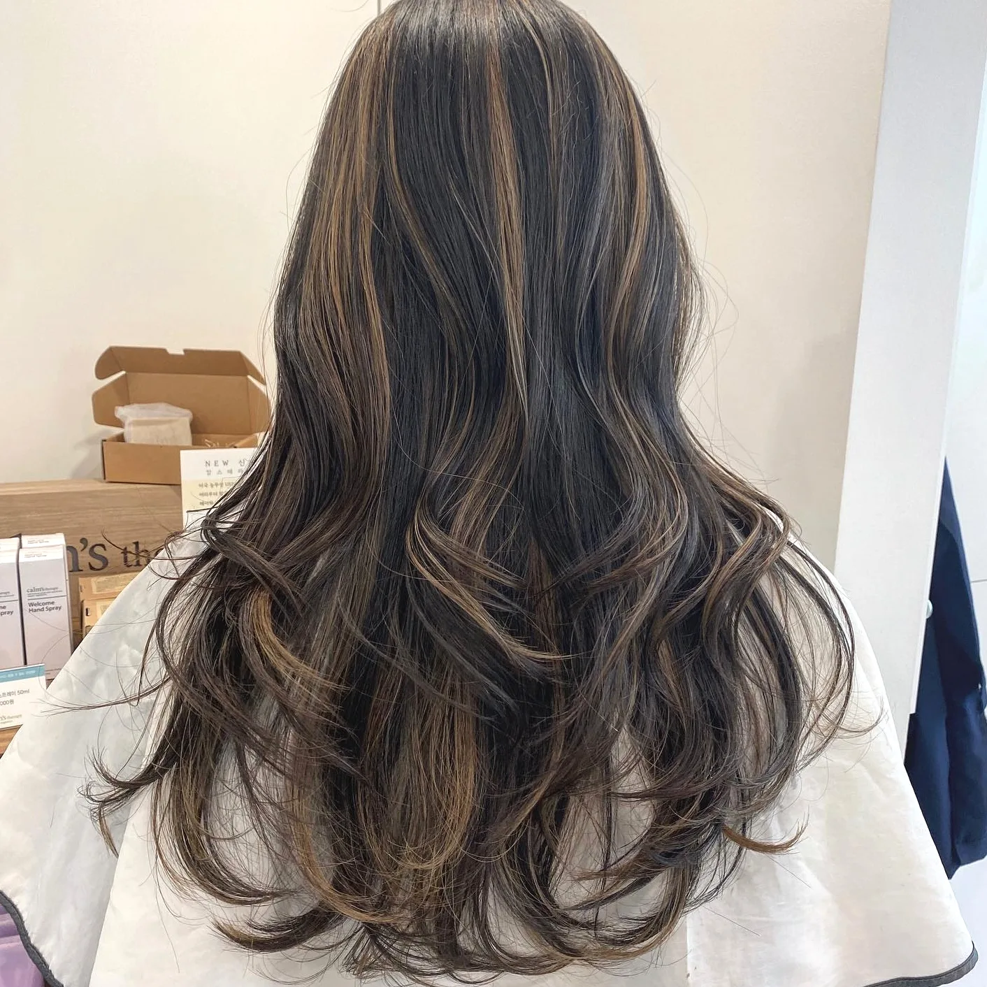 ash brown balayage Seoul - Style 1 at Korea Hair Salon Seoul