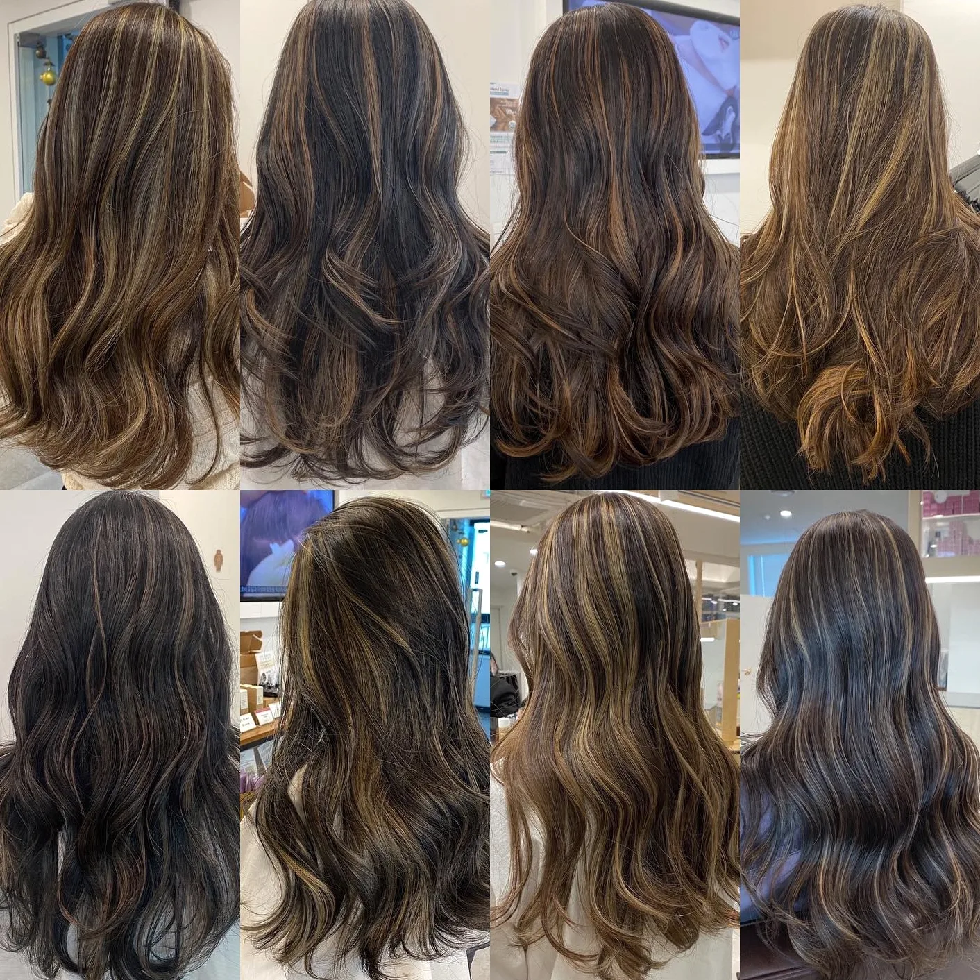 trendy blue hair Seoul - Style 6 at Korea Hair Salon Seoul