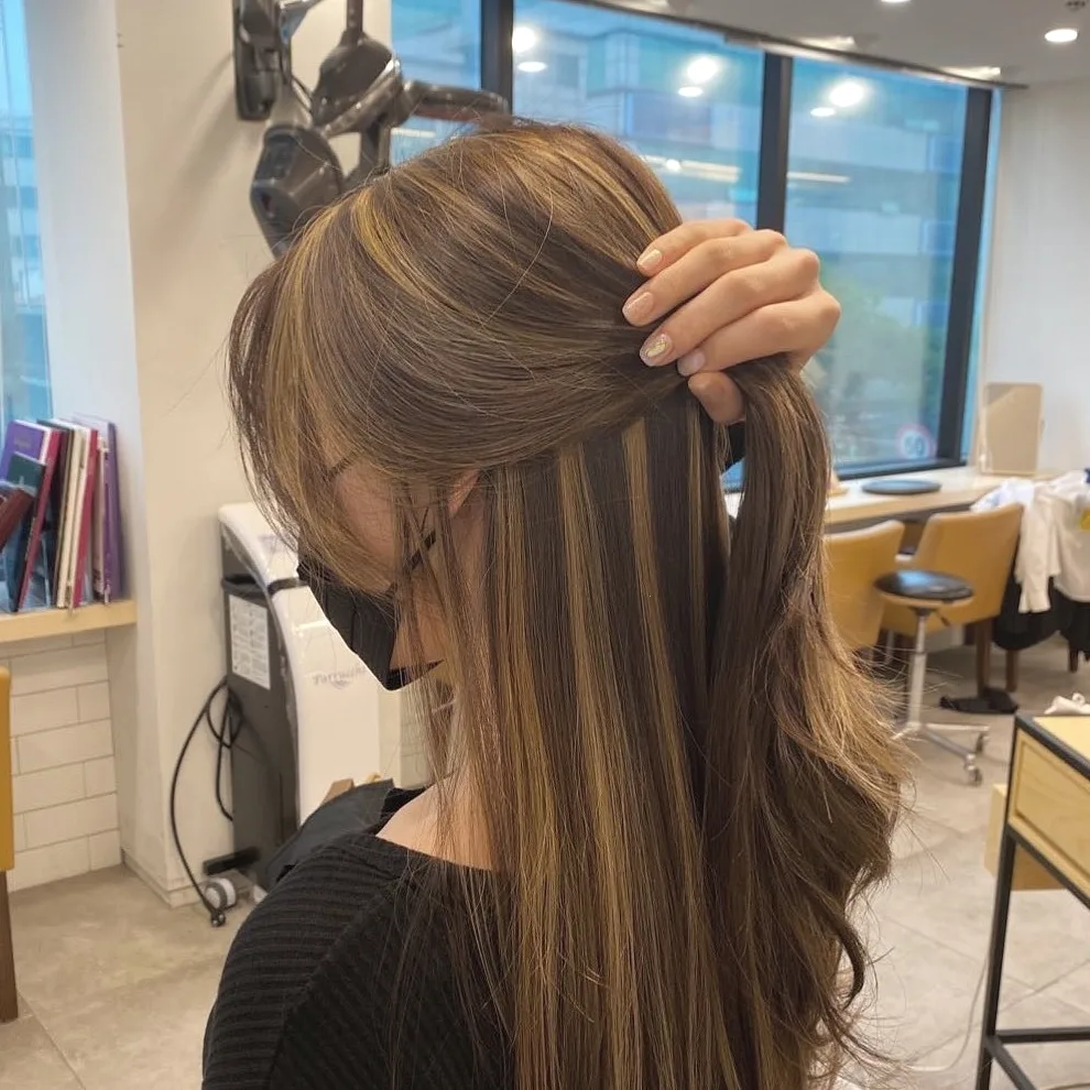 pastel hair highlights Korea 2026 - Style 2 at Korea Hair Salon Seoul