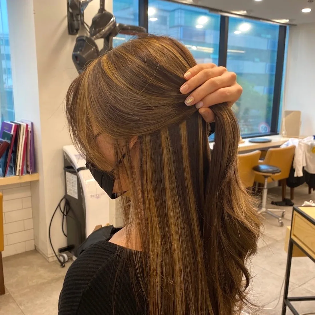 stylish hair highlights 2026 - Style 3 at Korea Hair Salon Seoul