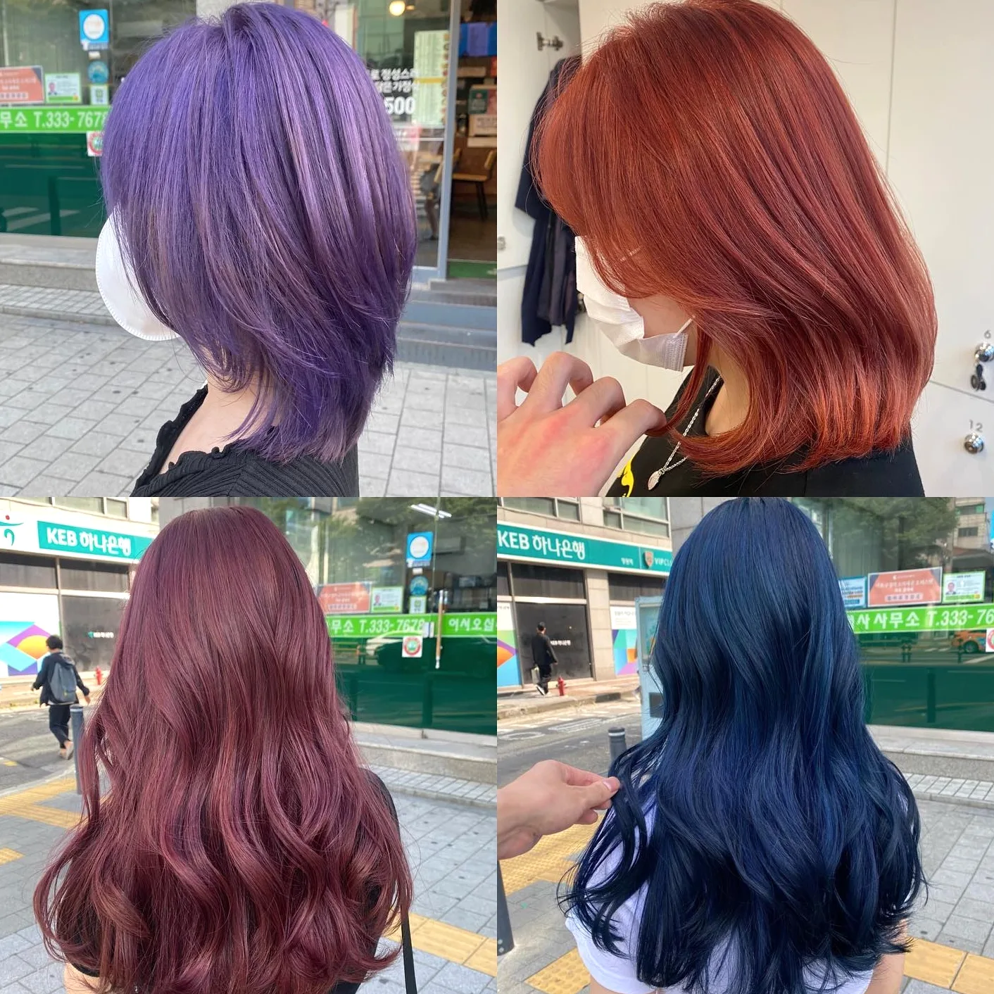 ash brown highlights Seoul - Style 8 at Korea Hair Salon Seoul