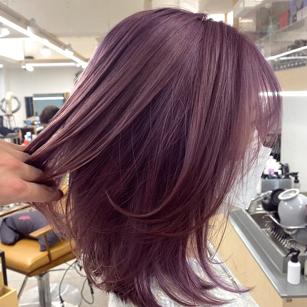 ash brown balayage Seoul - Style 7 at Korea Hair Salon Seoul