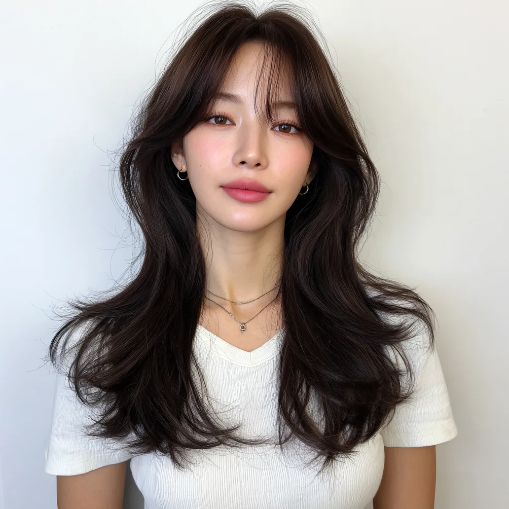 7 Beautiful Korean Wave Perm Inspirations | Seoul Hair Salon 5 Korean Wave Perm process