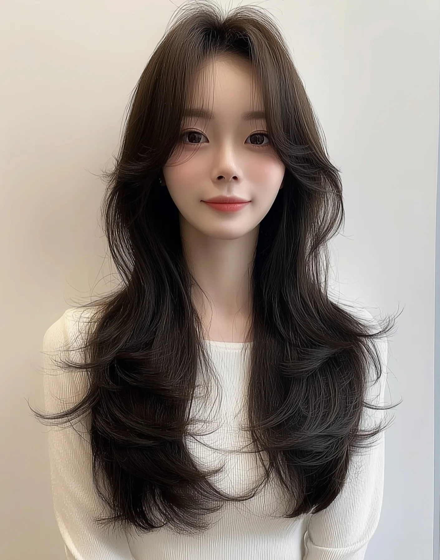 7 Stunning Korean Air Perm Styles You Need to Try | Seoul Hair Salon 3 Korean Air Perm style example