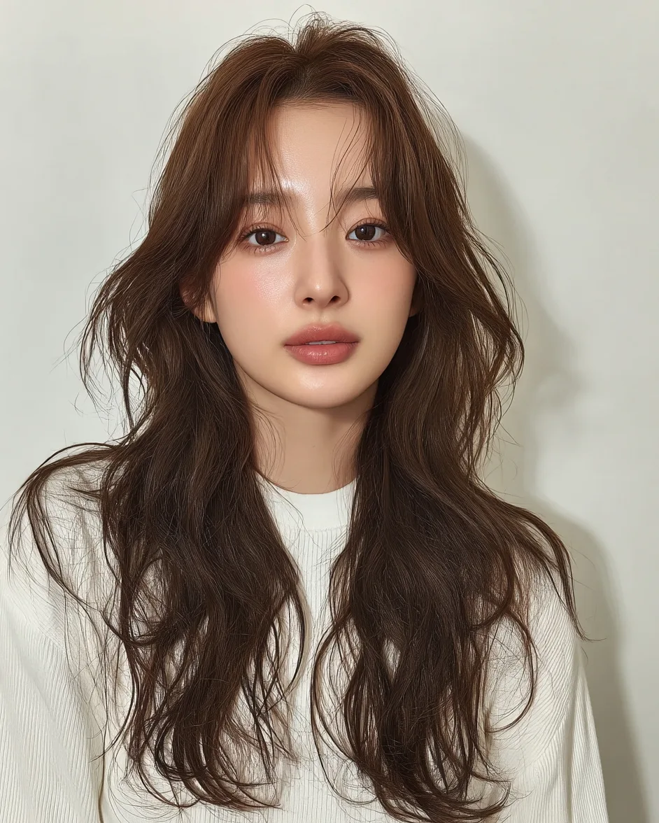 7 Amazing Korean Layered Perm Trends in 2026 | Seoul Hair Salon 3 Korean Layered Perm style example