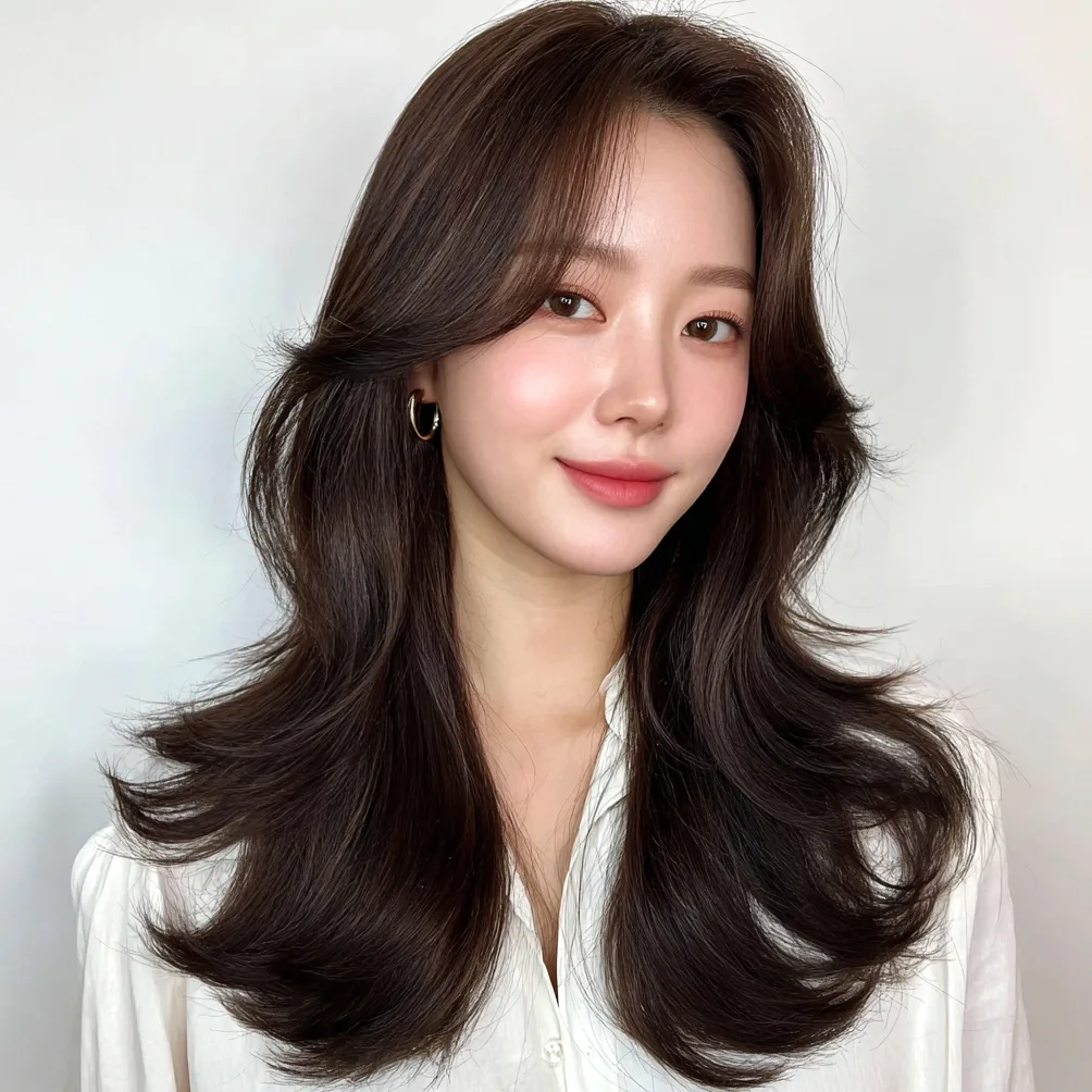 7 Amazing Korean Long Layered Perm Trends in 2026 | Seoul Hair Salon 8 Korean Long Layered Perm aftercare