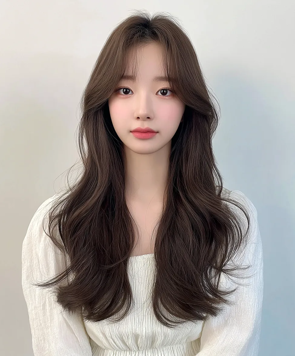 7 Stunning Korean Loose Wave Perm Styles You Need to Try | Seoul Hair Salon 3 Korean Loose Wave Perm style example